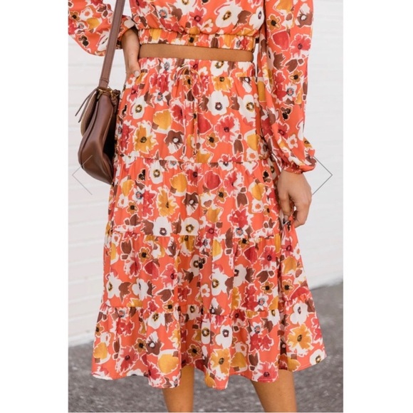 NWOT Pink Lily 2 Piece Floral Set - Picture 5 of 7